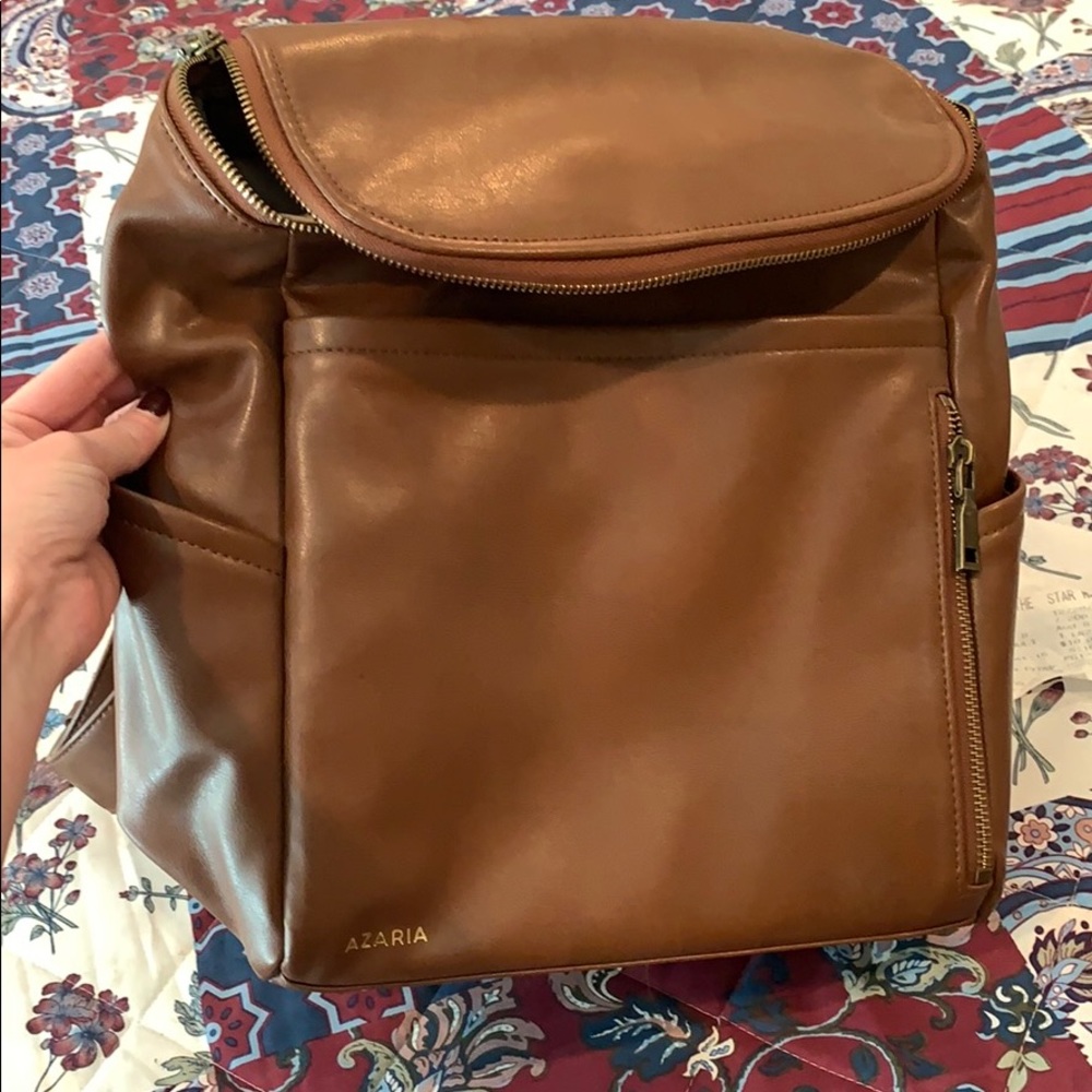 Azaria brown backpack